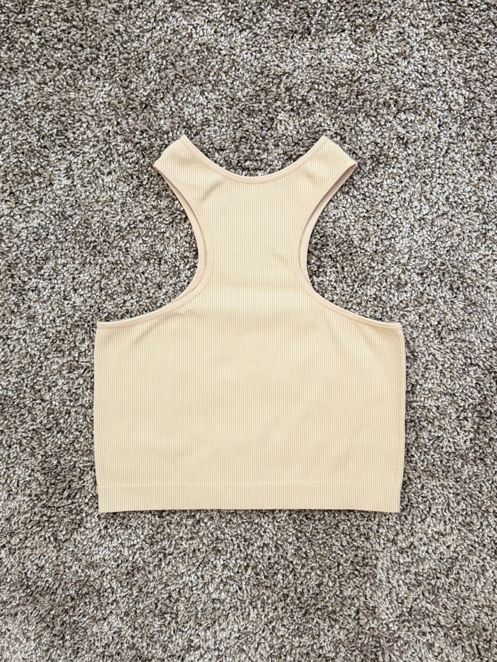Ribbed Racerback Crop Top